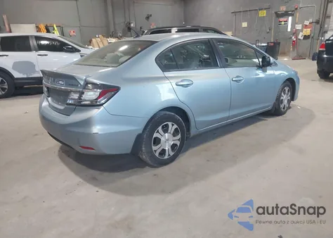 2013 Honda Civic Hybrid z USA, uszkodzony, nr VIN 19XFB4F25DE204049